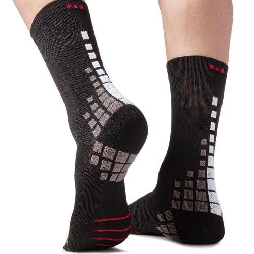 KINESIA Propriozeptive Kompressionsstrümpfe für Damen und Herren, dämpfende Polsterung, verbessert das Gleichgewicht und die motorische Kontrolle, beugt Verstauchungen des Knöchels vor