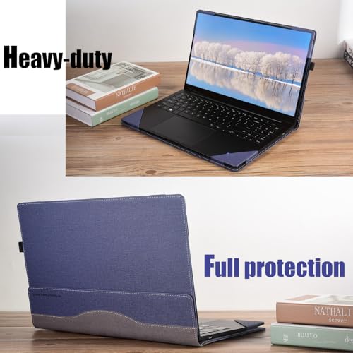 Housse en polyuréthane haut de gamme bleu pour Galaxy Book4 Pro - 3