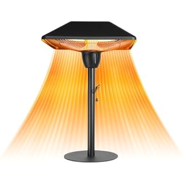 table top electric patio heater