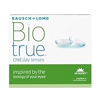 Bausch + Lomb Biotrue ONEday Tageslinsen, sphärische Kontaktlinsen, weich, 90 Stück/BC 8.6 mm/DIA 14.2 mm / -2.50 Dioptrien