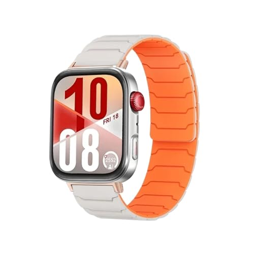 [LOKLNEYK] �ɓK������Huawei Watch Fit 4/ 3/ 4 Pro�ɓK������V���R���X�g���b�v(Starlight Orang,For Huawei Watch Fit 4)