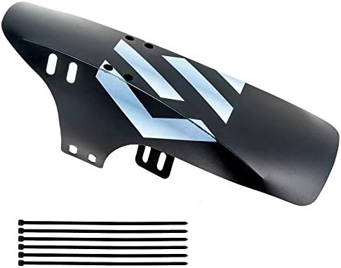 Mountain Bike Fender Mud Guard, Fits 26", 27.5", 29", Durable, Stylish, MTB Mud Guard, Bike Splash Guard, Kid Bike Fender, (Logo)