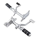AMOPACORP Compatible with '91-'03 XL883 XL1200 Harley Sportster Set Forward Controls Shift Linkage R