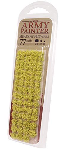 The Army Painter Tufts -Battlefield Tufts: Meadow Flowers, 77 Pcs, 3 Sizes -Terrain Model Kit for Miniature Bases & Model Grass Tufts -Diorama Supplies & Diorama Grass for Mini Basing & Gaming Scenery