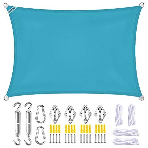 LRHRHR Waterproof UV Block Sun Shade Sail Cover