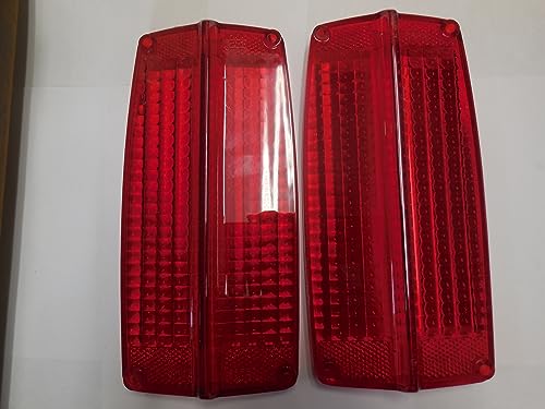 1966 Fairlane Tail Light Lenses w/o Backup Lights