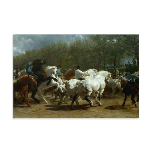 Impression Le Marché Aux Chevaux Rosa Bonheur décoration murale