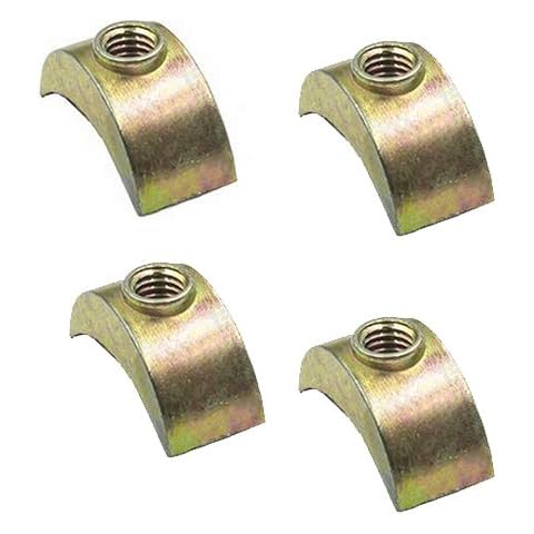 M6 Half Moon Nuts Mini Luna Crescent Threaded Washer for Furniture Bunk Bed Cots (3) Cover