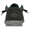 Hey Dude Men's Wally Sox Moc Toe Shoes, Charcoal, 3 UK #3