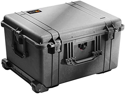 Pelican 1620 Rolling Hard Case with Padded Dividers (Black)