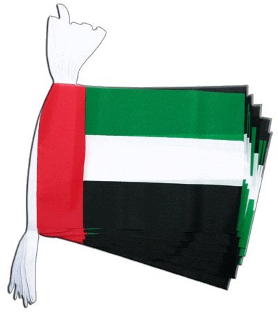 Guirlande drapeau Émirats Arabes Unis Digni 5,9m décoration événementielle