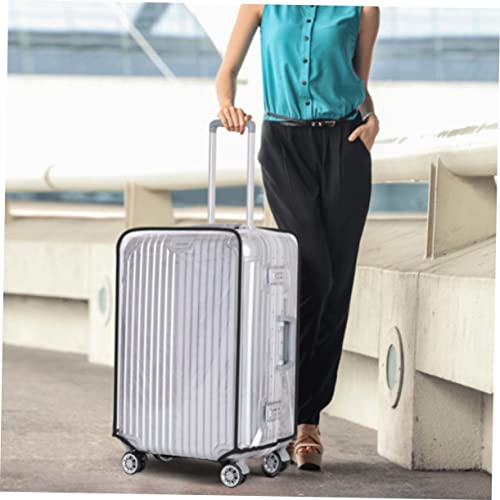 Transparent Luggage Cover for Suitcase Scratch-resistant Sleeve Self-adhesive Easy Access to Handles for Personalizing Your Luggage4