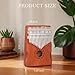 VixxNoxx Kalimba 17 Key Thumb Piano, Mahogany Finger Piano Mbira with Case/Bag, Tune Hammer, Guidebook for Beginners & Professionals, Music Therapy, Stage Performance & Holiday Gift (Coffee Brown)