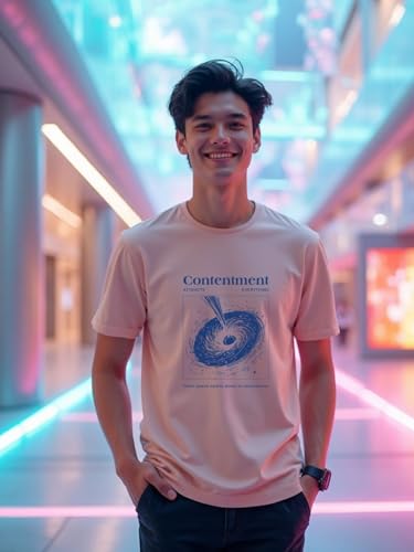 Image of Nobero Men's Regular Graphic Printed T-Shirt for Men | Soft Cotton | Classic Fit | Printed Casual Tshirt for Men