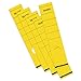 Produktbild Original Falken 10er Pack Ordner-Rückenschild. Made in Germany. Etiketten 60 x 290 mm selbstklebend für 8 cm breite Ordner gelb