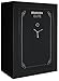Stack-On E-90-MB-E-S-72 Elite 72" TALL, 62-90 Gun Safe with Electronic Lock, Matte Black