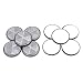 TAEUTO 10 x Catadioptrico Redondo Blanco Adhesivo Remolque, Catadioptrico Redondo Remolque Adhesivo,...