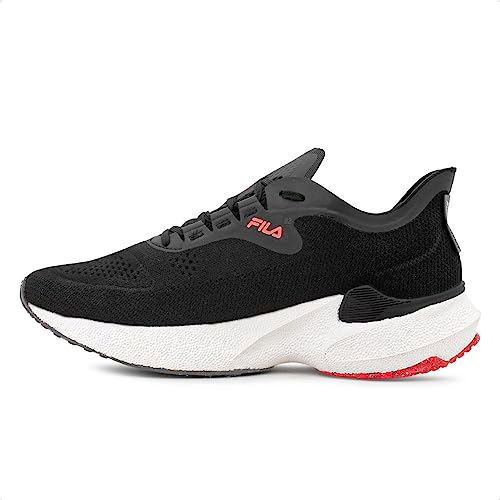 Tenis Fila Float Knit Preto e Prata