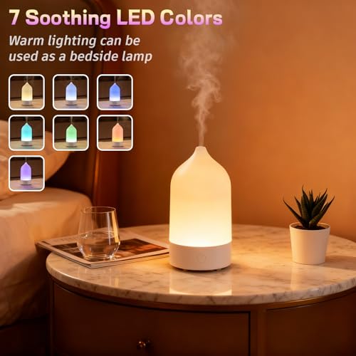 Difusor aromático eléctrico de 120 ml con luz LED miniatura 5