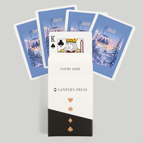 52 Cartas de Poker Lantern Press Ohio Chill Uphill miniatura 6