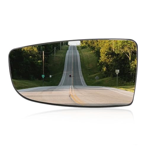 Left Lower Wing Mirror Glass for Transit MK8 2014 Onwards Left Passenger Side Fits 2014-2025 Models Replacement for Part Numbers 1855103 BK3117C718AB with Backing Plate(Left Side)