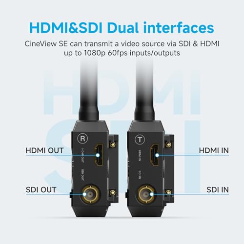 Image of Accsoon CineEye Video Transmitter, 5G Wireless Live Transmission to 4 Devices, 1080p WiFi HDMI, 100 Meter Range, Supports Android & iOS, RGB, 3D LUT Loading, Incredibly Low Latency - Grey (CineEye)
