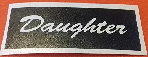 10 x Daughter Word Stencils for Etching on Glass