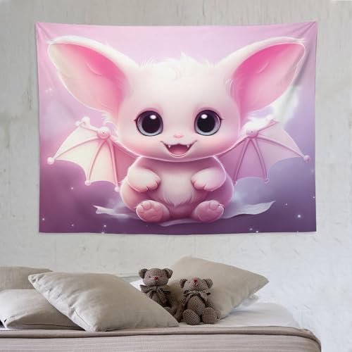 Chauve-souris tapisserie PAZZK grand format 150x200cm pour masquer un mur blanc