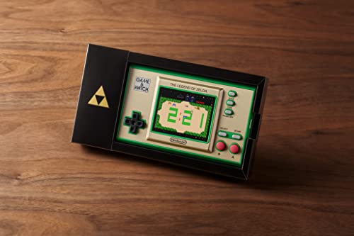 The Legend of Zelda handheld game console met 3 klassieke Zelda games en digitale klok, retro stijl - Afbeelding 3