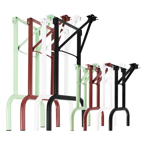 Natural Goods Berlin 2x Tischbeine Metall Weiß für Bierzeltgarnitur klappbar (70 cm x 42 cm) - Tischfüße für Biertisch - Biergartengarnitur Tischkufen - Outdoor Tischgestell Garten & Terrasse