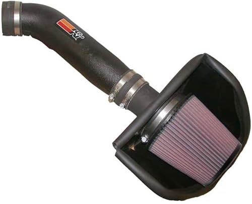 K&N Sistema de admisión de aire frío: Filtro de aire de alto flujo, aumento del rendimiento y aceleración: Compatible con Nissan 2003-2006: 350Z,