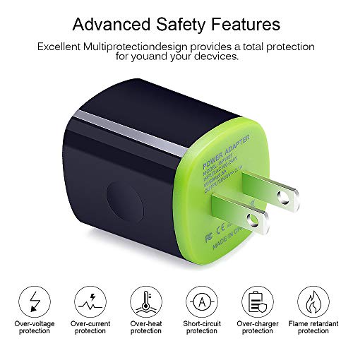 Andhot K8FRC-01 2.1A Usb Charging Block Brick Box Cube+6Ft Type C Fast Charging Charger Cable For Lg K51 Stylo 6/5/4 G8 V60,Moto G Stylus/Pure Z4,Google Pixel 8 7A 7 Pro 6A 6 5A 5 4A 4 3A Xl,Oneplus 10T 10 9 8 7 6T thumb #2