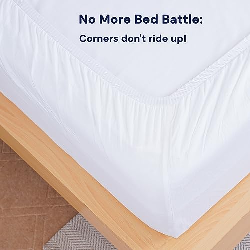 Sheet Story 100% Brushed Cotton Double Fitted Sheet, 41cm Deep Pocket, Super Soft, Cosy and Hypoallergenic - Image 4