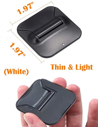 Soporte ergonómico plegable para teclado blanco - 2 piezas miniatura 2