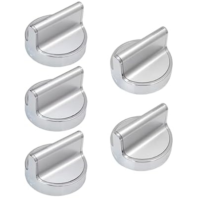 Upgrade W10766544 5Pcs Gas Stove Knobs Replacement for Whirlpool WFG540H0AH1, WFG540H0AH2, WFG540H0AS2, WFG540H0AW0 Range Oven, Replaces W10430807 W10676228 4248219 AP5958476 PS10067059 EAP10067059