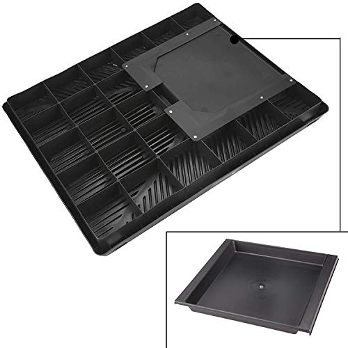 Sailnovo Hundeklo Hunde Toilette Kunstrasen Gras Welpentoilette Trainingsunterlage für Kleine Hunde Grosse Hunde ältere Hunde Tier WC Indoor 63 x 50x 7(L x B x H) cm (2)
