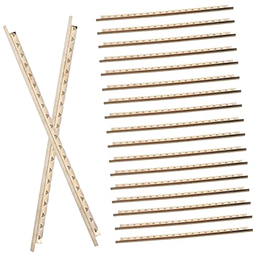 Levemolo Diy Guitar Building Repair Kit 19pcs White Copper Fret Wires Guitar Fret Wire Gauge