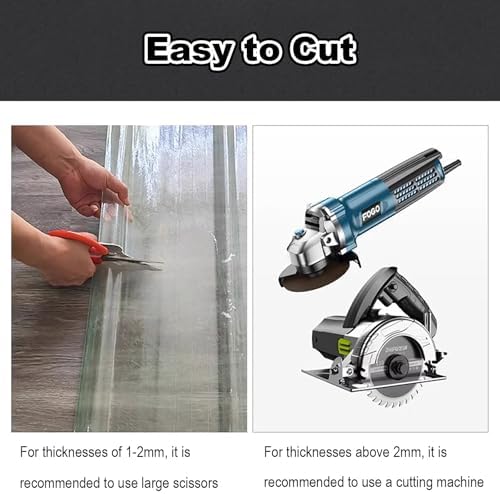 C Roofing Panel 1mm Corrugated - 5pcs Lightweight Cladding & Wall Sheeting, Easy-Cut Daylighting Panels for Greenhouses, Sheds & Roofs, Durable Roofing Sheet