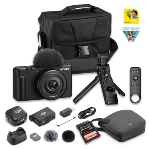 Sony ZV-1F Compact Vlogging Camera Bundle