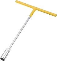 Vista 6 de uxcell Herramienta de llave hexagonal hexagonal con mango en T de goma amarilla de 0.512 in