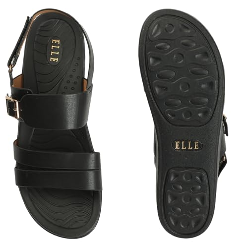 Image of ELLE Women's Multi-Strap Platform Sling back Sandals