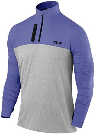 TCA Meskie Fusion Koszulka do biegania z dlugim rekawem i pólzamkiem Pro QuickDry