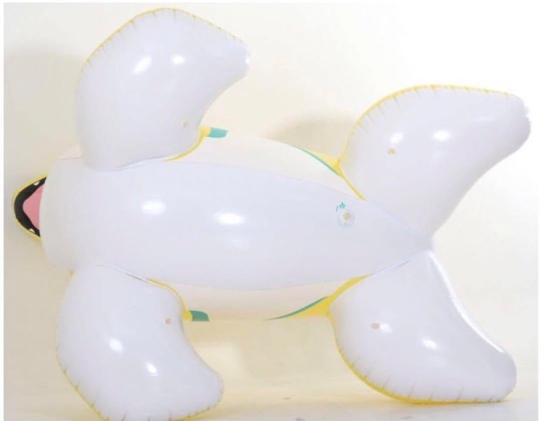 アザラシ　イエロー　ツヤあり　フロート　空気ビニール風船　浮き輪　レア　希少 アザラシ イエロー ツヤあり フロート 空気ビニール風船 浮き輪 レア 希少