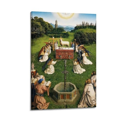 Toile Jan Van Eyck salon - Impression d'art néoclassique chic 40x60