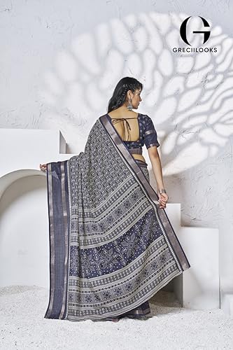 Image of GRECIILOOKS Saree | Women Saree | Saree for women latest design | Saree | Saree for Women | Silk Saree | Banarasi Saree