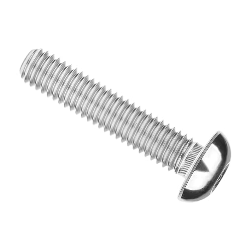 Image of Titanium Bolt M4x6 8 10 12 15 20mm Hex Head Screws for Bicycle Pack of 4 (Silver, M4x20mm)
