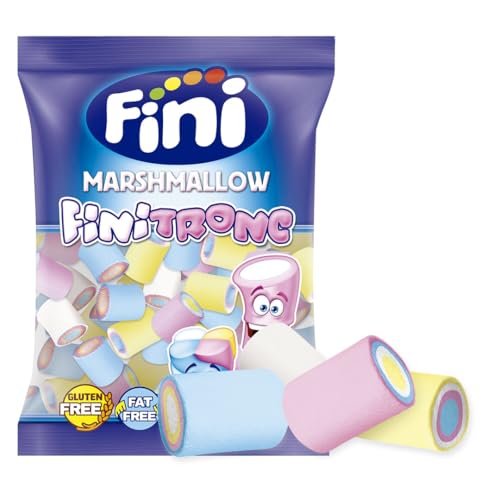 iChuches | Marshmallow Fini - Finitronc | Nubes de diferentes formas - 125 Unidades | Ideal para Celebraciones, Cumpleaños, Mesas Dulces, etc. (Nubes Dianas)