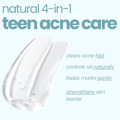 Image of Tuco Anti-Acne Teens Gel Face Cream & Moisturizer | Enriched with Aloe Vera, Tea Tree Oil & Rose Mary | Safe, Hydrates & Soothes Irritated Skin | Used for Dryness & Irritation, Cuts, Sunburn & Bruises | 50 gm