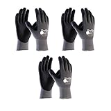 3 Pack 34-874 MaxiFlex Ultimate Nitrile Grip Work Gloves Sizes S-XL (Extra Large)