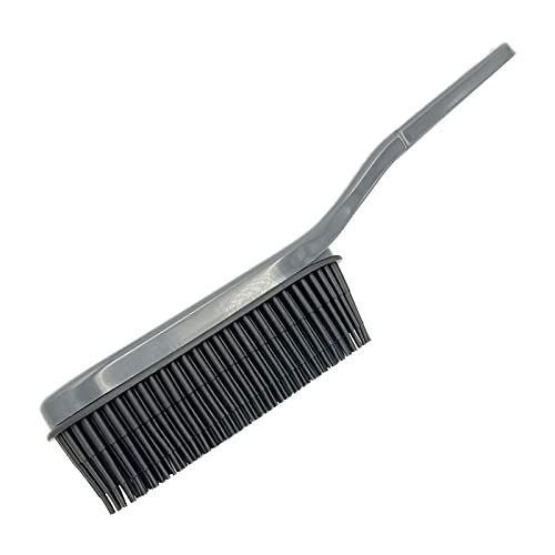 Peggy Perfect Gummibesen Rubber Broom Set. Teleskopbesen mit Abzieher & Kehrgarnitur. Haarentfernung, Tier-, Hunde-, Katzenhaare. Bodenbürste zur Reinigung von Teppichen und sämtlichen Bodenbeläge.